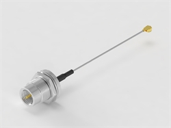  FME(M) S/T Bulkhead Plug   / 1.13mm / IPEX , L=150mm                                                                                                                                                                                                                                                                                                                                                                                                                                                                                                                                                                                                                                                                                                                                                                            