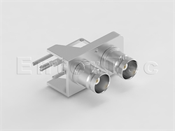  BNC(F) R/A Jack For P.C.B Mount(Stacked Type)                                                                                                                                                                                                                                                                                                                                                                                                                                                                                                                                                                                                                                                                                                                                                                                   
