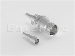  BNC(F) S/T Bulkhead Jack Front Mount For 1.32/1.37mm                                                                                                                                                                                                                                                                                                                                                                                                                                                                                                                                                                                                                                                                                                                                                                            