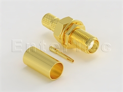  SMA(F) S/T Bulkhead Jack For RG-142/223/400                                                                                                                                                                                                                                                                                                                                                                                                                                                                                                                                                                                                                                                                                                                                                                                     