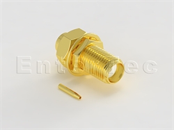  SMA(F) S/T Bulkhead Jack For .141 Semi-Rigid/Flexible/RG-402                                                                                                                                                                                                                                                                                                                                                                                                                                                                                                                                                                                                                                                                                                                                                                    