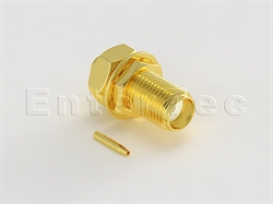  SMA(F) S/T Bulkhead Jack For .085 Semi-Rigid/Flexible/RG-405                                                                                                                                                                                                                                                                                                                                                                                                                                                                                                                                                                                                                                                                                                                                                                    