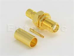  SMA(F) S/T Bulkhead Jack For LMR-200                                                                                                                                                                                                                                                                                                                                                                                                                                                                                                                                                                                                                                                                                                                                                                                            