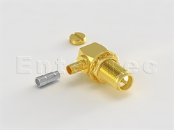  SMA(F) R/A R/P Bulkhead Jack For RG-178                                                                                                                                                                                                                                                                                                                                                                                                                                                                                                                                                                                                                                                                                                                                                                                         