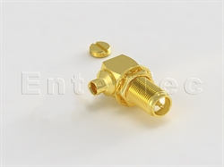  SMA(F) R/A R/P Bulkhead Jack For .085 Semi-Rigid/Flexible/RG-405                                                                                                                                                                                                                                                                                                                                                                                                                                                                                                                                                                                                                                                                                                                                                                