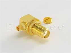  SMA(F) R/A Bulkhead Jack For .085 Semi-Rigid/Flexible/RG-405                                                                                                                                                                                                                                                                                                                                                                                                                                                                                                                                                                                                                                                                                                                                                                    