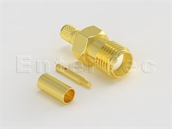  SMA(F) S/T R/P Jack For RG-174/316                                                                                                                                                                                                                                                                                                                                                                                                                                                                                                                                                                                                                                                                                                                                                                                              