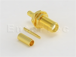  SMA(F) S/T R/P Bulkhead Jack For RG-174/316                                                                                                                                                                                                                                                                                                                                                                                                                                                                                                                                                                                                                                                                                                                                                                                     