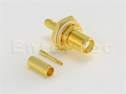  SMA(F) S/T Bulkhead Jack With O-Ring For RG-174/316                                                                                                                                                                                                                                                                                                                                                                                                                                                                                                                                                                                                                                                                                                                                                                             