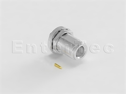  N(F) S/T Bulkhead Jack With O-Ring For .141 Semi-Rigid/Flexible/RG-402(Up to 6GHz)                                                                                                                                                                                                                                                                                                                                                                                                                                                                                                                                                                                                                                                                                                                                              