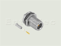  N(F) S/T Bulkhead Jack With O-Ring For 1.32mm                                                                                                                                                                                                                                                                                                                                                                                                                                                                                                                                                                                                                                                                                                                                                                                   