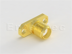  SMA(F) S/T Jack With Panel 2-Hole SQ. Flange For Receptacle                                                                                                                                                                                                                                                                                                                                                                                                                                                                                                                                                                                                                                                                                                                                                                     
