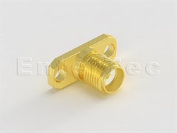  SMA(F) S/T Jack With Panel 2-Hole SQ. Flange For Receptacle                                                                                                                                                                                                                                                                                                                                                                                                                                                                                                                                                                                                                                                                                                                                                                     