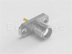  SMA(F) S/T Jack With Panel 2-Hole SQ. Flange For Receptacle                                                                                                                                                                                                                                                                                                                                                                                                                                                                                                                                                                                                                                                                                                                                                                     