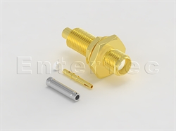  SMA(F) S/T Bulkhead Jack Front Mount With O-Ring For 1.32mm                                                                                                                                                                                                                                                                                                                                                                                                                                                                                                                                                                                                                                                                                                                                                                     