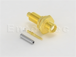  SMA(F) S/T R/P Bulkhead Jack Front Mount With O-Ring For 1.32mm                                                                                                                                                                                                                                                                                                                                                                                                                                                                                                                                                                                                                                                                                                                                                                 