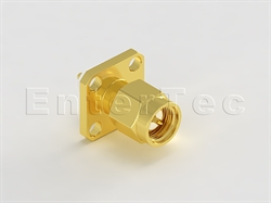  SMA(M) S/T Plug With Panel 4-Hole SQ. Flange For Receptacle                                                                                                                                                                                                                                                                                                                                                                                                                                                                                                                                                                                                                                                                                                                                                                     
