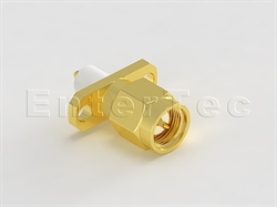  SMA(M) S/T Plug With Panel 2-Hole SQ. Flange For Receptacle                                                                                                                                                                                                                                                                                                                                                                                                                                                                                                                                                                                                                                                                                                                                                                     