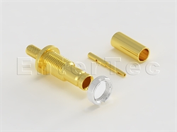  1.0/2.3(F) S/T Bulkhead Jack For RG-174/316                                                                                                                                                                                                                                                                                                                                                                                                                                                                                                                                                                                                                                                                                                                                                                                     