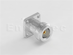  N(F) S/T Jack With Panel 4-Hole SQ. Flange With O-Ring Panel Receptacle                                                                                                                                                                                                                                                                                                                                                                                                                                                                                                                                                                                                                                                                                                                                                         