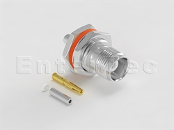  TNC(F) S/T Bulkhead Jack With O-Ring For 1.13/1.32mm                                                                                                                                                                                                                                                                                                                                                                                                                                                                                                                                                                                                                                                                                                                                                                            
