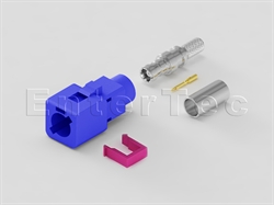  FAKRA SMB(F Contact) S/T Plug For RG-141/303/LMR-195 Code C                                                                                                                                                                                                                                                                                                                                                                                                                                                                                                                                                                                                                                                                                                                                                                     