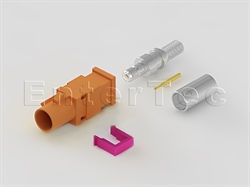  FAKRA SMB(M Contact) S/T Jack For RG-141/303/LMR-195 Code M                                                                                                                                                                                                                                                                                                                                                                                                                                                                                                                                                                                                                                                                                                                                                                     