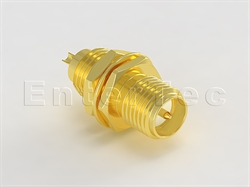  SMA(F) S/T R/P Bulkhead Jack Front Mount Receptacle                                                                                                                                                                                                                                                                                                                                                                                                                                                                                                                                                                                                                                                                                                                                                                             