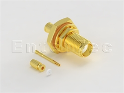  SMA(F) S/T Bulkhead Jack With O-Ring For 0.81mm                                                                                                                                                                                                                                                                                                                                                                                                                                                                                                                                                                                                                                                                                                                                                                                 