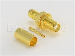  SMA(F) S/T Bulkhead Jack For LMR-240                                                                                                                                                                                                                                                                                                                                                                                                                                                                                                                                                                                                                                                                                                                                                                                            