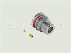  N(F) S/T Bulkhead Jack With O-Ring For 1.32/1.37mm                                                                                                                                                                                                                                                                                                                                                                                                                                                                                                                                                                                                                                                                                                                                                                              