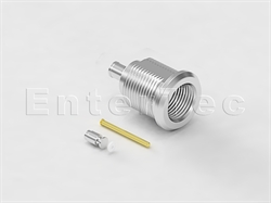  FME(M) S/T Bulkhead Plug Front Mount For 0.81mm                                                                                                                                                                                                                                                                                                                                                                                                                                                                                                                                                                                                                                                                                                                                                                                 