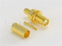  SMA(F) S/T Bulkhead Jack For RG-58                                                                                                                                                                                                                                                                                                                                                                                                                                                                                                                                                                                                                                                                                                                                                                                              