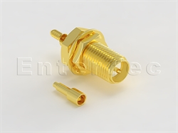  SMA(F) S/T R/P Bulkhead Jack For 1.37mm/RG-178                                                                                                                                                                                                                                                                                                                                                                                                                                                                                                                                                                                                                                                                                                                                                                                  