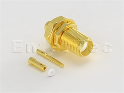  SMA(F) S/T R/P Bulkhead Jack For 1.32mm~1.37mm                                                                                                                                                                                                                                                                                                                                                                                                                                                                                                                                                                                                                                                                                                                                                                                  