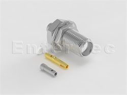  SMA(F) S/T Bulkhead Jack For 1.13mm~1.37mm                                                                                                                                                                                                                                                                                                                                                                                                                                                                                                                                                                                                                                                                                                                                                                                      