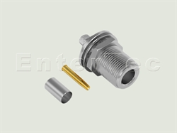  N(F) S/T Bulkhead Jack With O-Ring For LMR-240                                                                                                                                                                                                                                                                                                                                                                                                                                                                                                                                                                                                                                                                                                                                                                                  