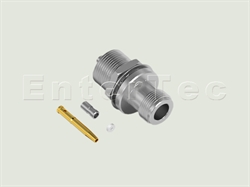  N(F) S/T Bulkhead Jack With O-Ring For 1.32mm/1.37mm                                                                                                                                                                                                                                                                                                                                                                                                                                                                                                                                                                                                                                                                                                                                                                            