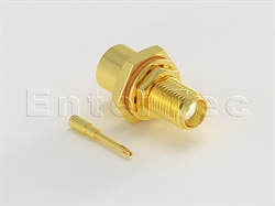  SMA(F) S/T Bulkhead Jack With O-Ring For .250 Semi-Rigid/Flexible/RG-401                                                                                                                                                                                                                                                                                                                                                                                                                                                                                                                                                                                                                                                                                                                                                        