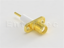  SMA(F) S/T Jack With Panel 2-Hole SQ. Flange For Receptacle                                                                                                                                                                                                                                                                                                                                                                                                                                                                                                                                                                                                                                                                                                                                                                     