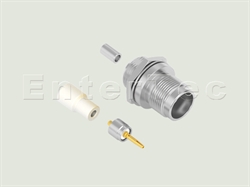  TNC(F) S/T Bulkhead Jack Front Mount For 1.32/1.37mm                                                                                                                                                                                                                                                                                                                                                                                                                                                                                                                                                                                                                                                                                                                                                                            