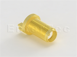  SMA(F) S/T Bulkhead Jack For Edge Mount                                                                                                                                                                                                                                                                                                                                                                                                                                                                                                                                                                                                                                                                                                                                                                                         