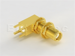  SMA(F) R/A Bulkhead Jack For P.C.B Mount                                                                                                                                                                                                                                                                                                                                                                                                                                                                                                                                                                                                                                                                                                                                                                                        