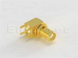  SMA(F) R/A Bulkhead Jack For P.C.B Mount                                                                                                                                                                                                                                                                                                                                                                                                                                                                                                                                                                                                                                                                                                                                                                                        