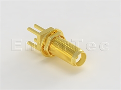  SMA(F) S/T Bulkhead Jack For Edge Mount                                                                                                                                                                                                                                                                                                                                                                                                                                                                                                                                                                                                                                                                                                                                                                                         