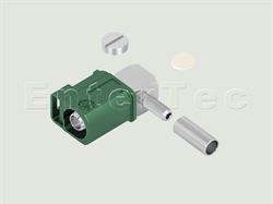  FAKRA SMB(F Contact) R/A Plug For RG-174/316 Code E                                                                                                                                                                                                                                                                                                                                                                                                                                                                                                                                                                                                                                                                                                                                                                             