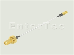  MMCX(F) S/T Jack / 0.81mm / SMA(F) S/T Bulkhead Jack , L=120mm                                                                                                                                                                                                                                                                                                                                                                                                                                                                                                                                                                                                                                                                                                                                                                  