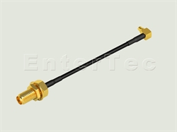  MMCX(M) R/A Plug / RG-174 / SMA(F) S/T Bulkhead Jack , L=115mm                                                                                                                                                                                                                                                                                                                                                                                                                                                                                                                                                                                                                                                                                                                                                                  