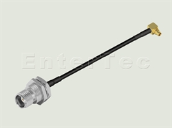  MMCX(M) R/A Plug / RG-174 / TNC(F) S/T Bulkhead Jack With O-Ring , L=175mm                                                                                                                                                                                                                                                                                                                                                                                                                                                                                                                                                                                                                                                                                                                                                      