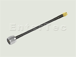  N(M) S/T Plug / LMR-240 / SMA(M) S/T Plug , L=300mm                                                                                                                                                                                                                                                                                                                                                                                                                                                                                                                                                                                                                                                                                                                                                                             